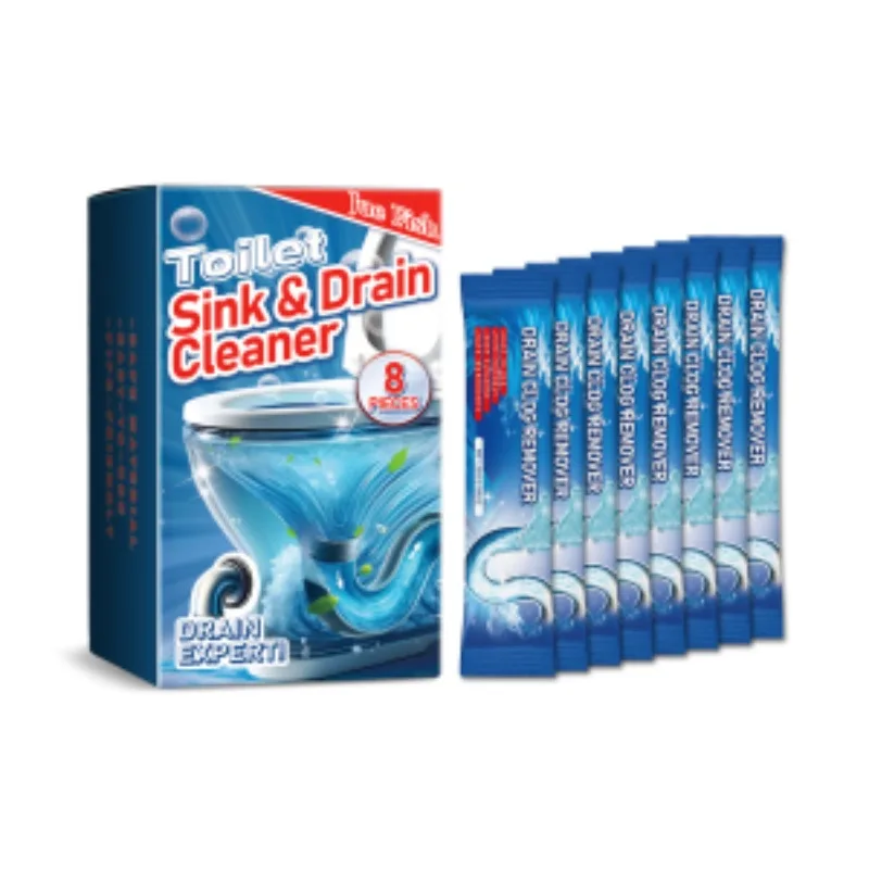Toilet Unclogging Cleaning Powder, Cleaning Powder for Preventing Blockages and Removing Odors in Toilet Drainage Pipes
