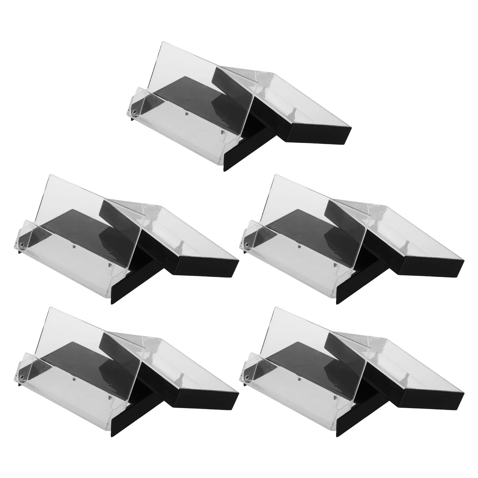 

10pcs Audio Cassette Tape Case Clear Square Edge Audio Cassette Tape Storage Recording Cassette Case Recording Cassette Organize