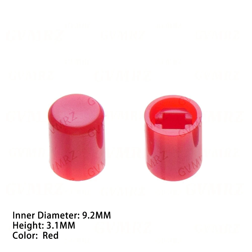 20PCS Yellow Green A11 cap are suitable for A03 PS-22F03 6pins Directly key switch self-locking Black Red gray purple Cap