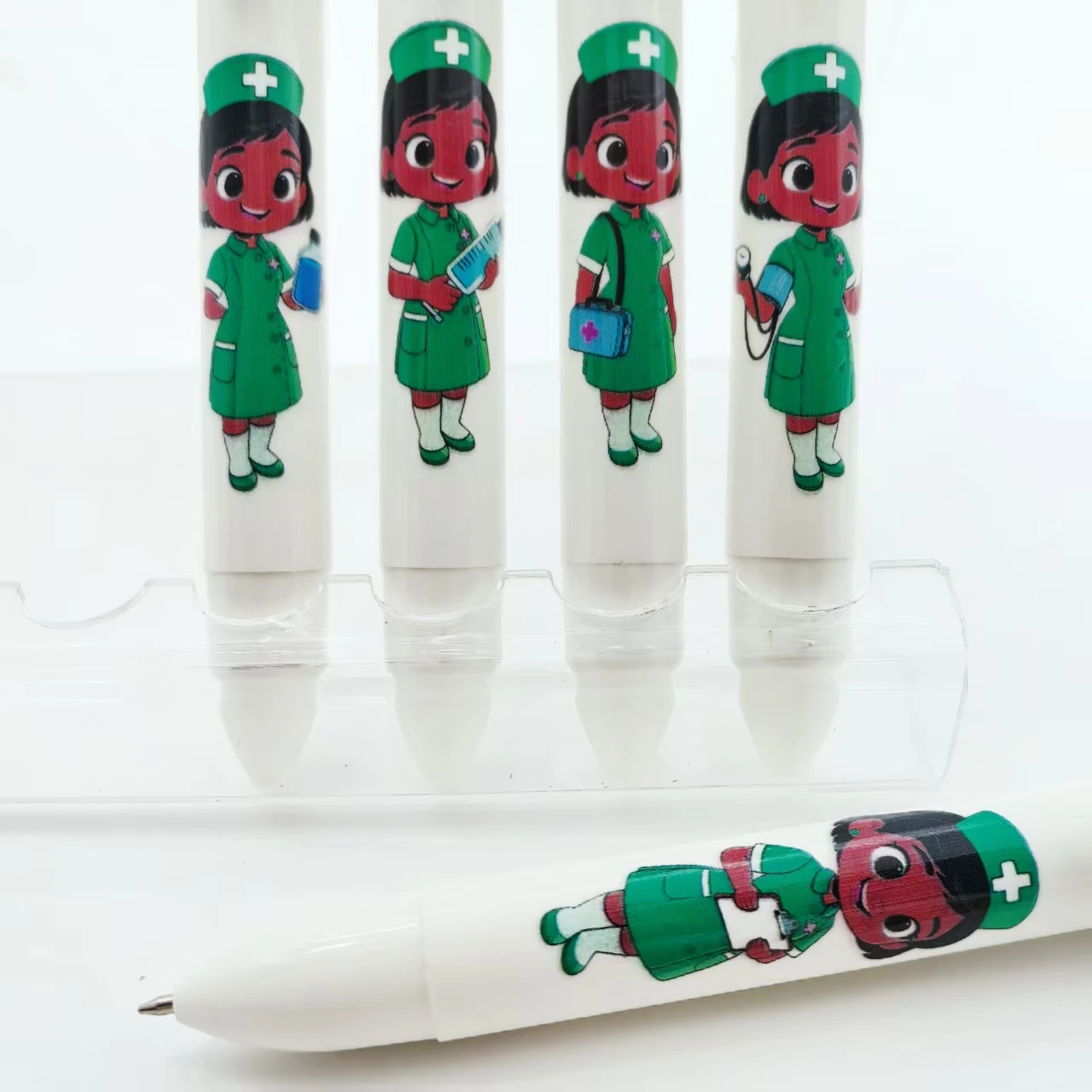 

8 шт./12 шт. ручки для ухода за медсестрой, разноцветные шариковые ручки с маркировкой «шесть в одном» для медицинской помощи, канцелярские подарки на День медсестры