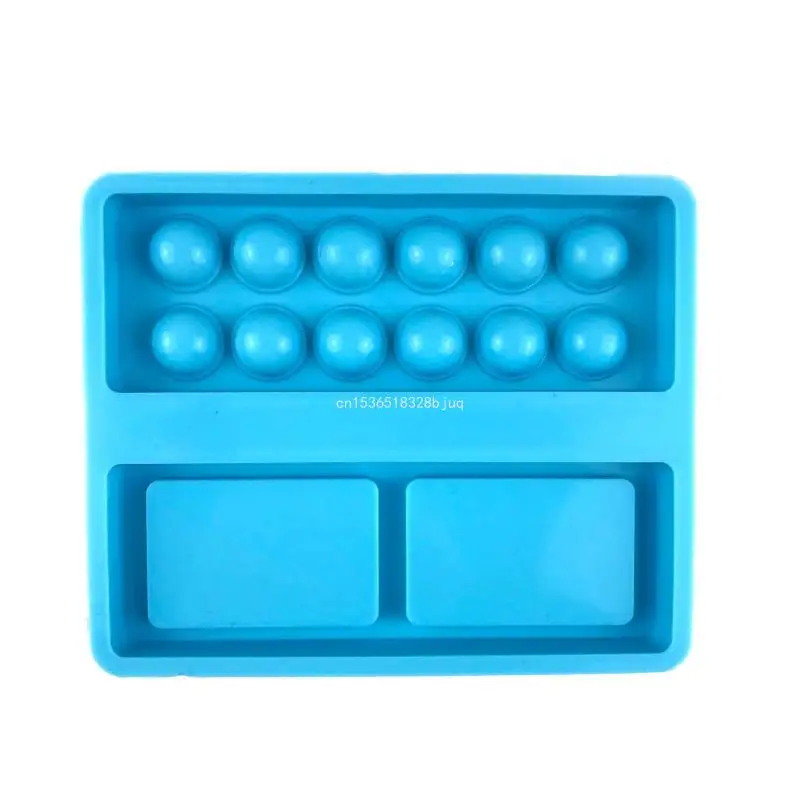 Paint Tray DIY Making Supplies Silicone Epoxy Resin Casting Mould for Palette Making Gift for Friends Resin Mold Craft Dropship