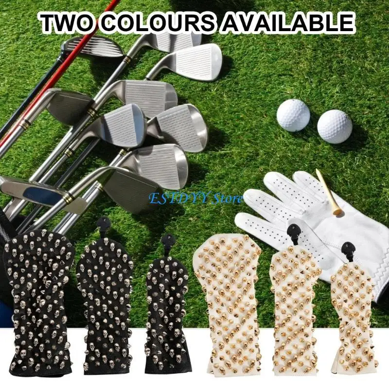 

G6DE Golfs Mallet Putter Headcover Golfs Club Head Cover Golfs for Men Women, Golfs Driver Golfs Club Cover Iron Headcover