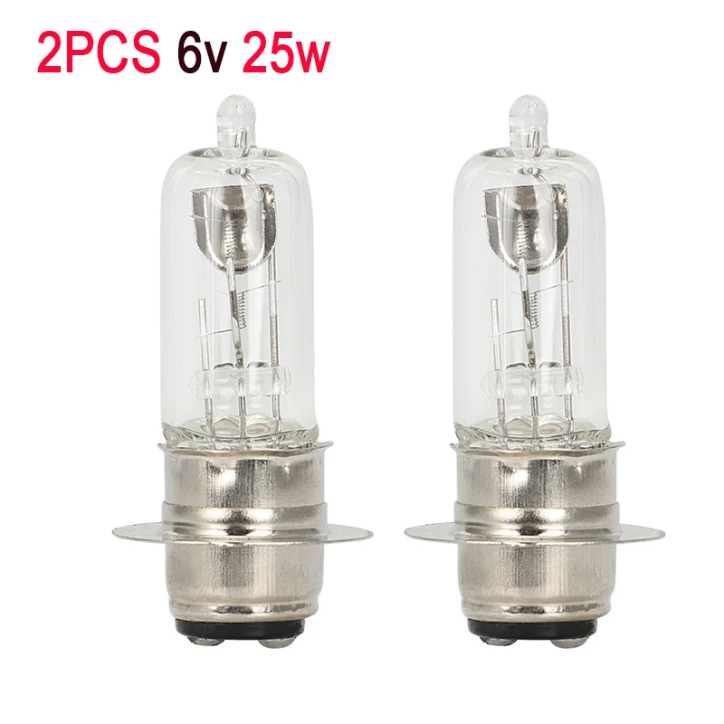 Pack 2 6v 25w Headlight Light Bulb For Honda Motorcycle CT70 SS50 S65 SL70 XL70 PC50 ATC 70-110