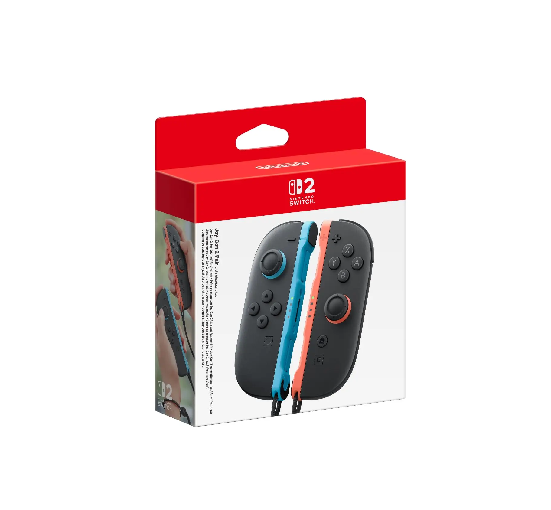 Nintendo switch 2 Joy-Con 2 Pair - Light Blue/Light Red Compatible
