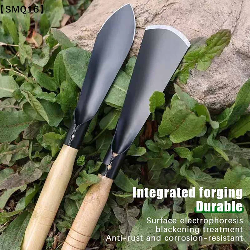 Multifunctional Garden Tool Shovel Dig  Vegetables Drive Sea Plant Flowers Shovel Soil Thickening Iron Hoe Weeding Shovel【SMQ】