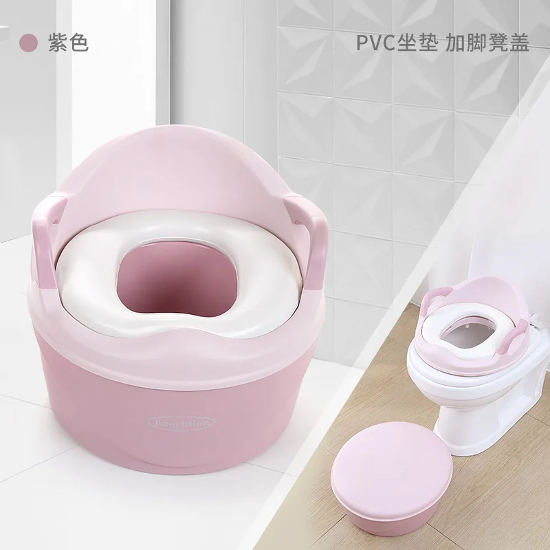 Comfort Potty Training Toilet Seat For Toddler Kids Boys Girls Soft PU Cushion With Handles Non Slip Home Use Baby Potty Trainer