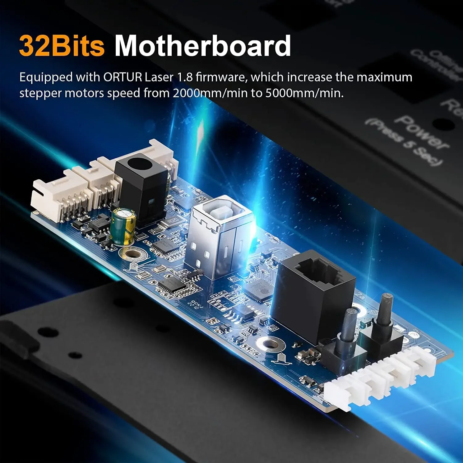 Motherboard For Ortur Brand Laser Master Engraving Cutting Machine, Advanced Control Board Powerful Smarter Faster OLM2/3 PRO S2