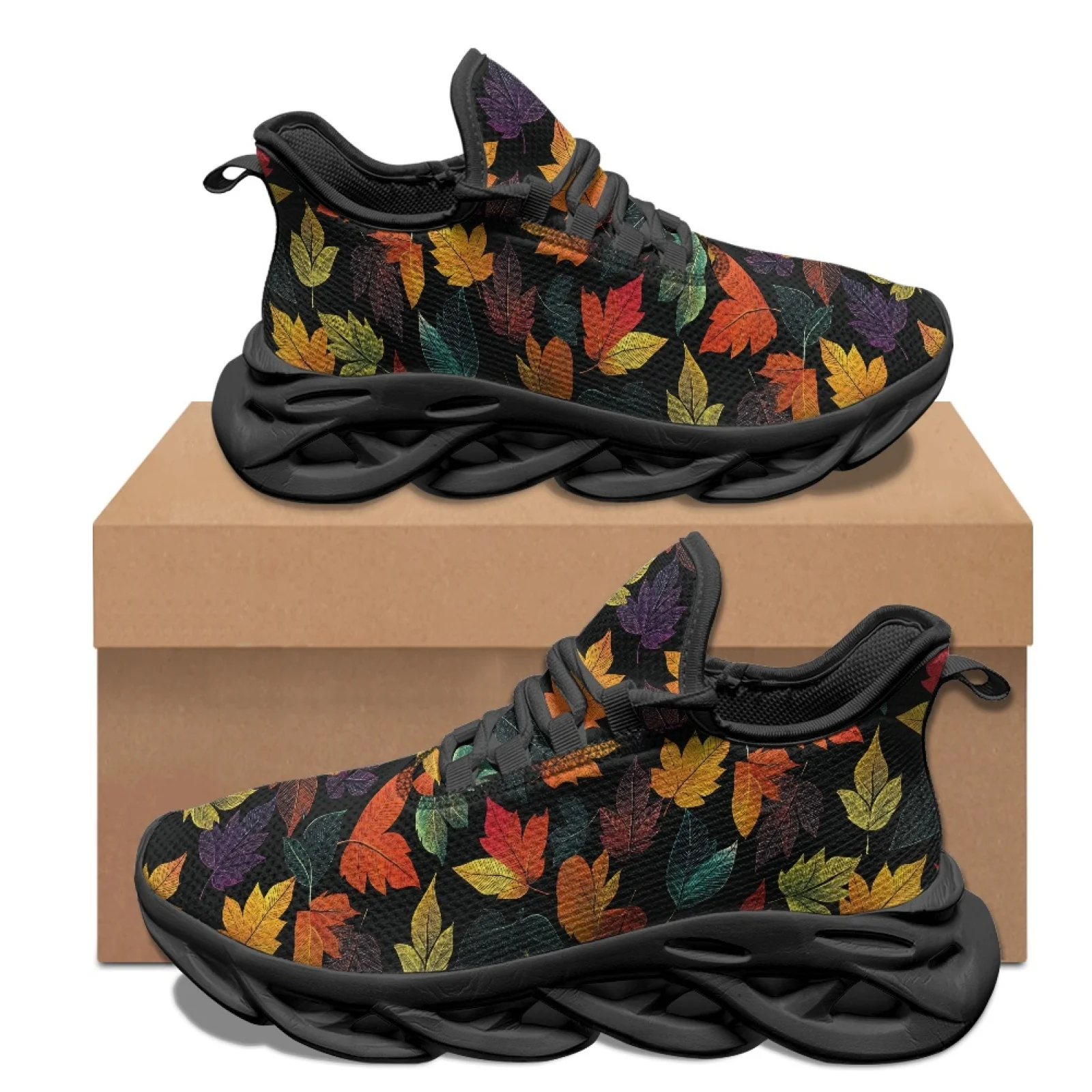 PENSTROLL PENSTROLL Lightweight Athletic Footwear Mesh & EVA Running Shoes for Sports Men 2026 New Fall Leaves