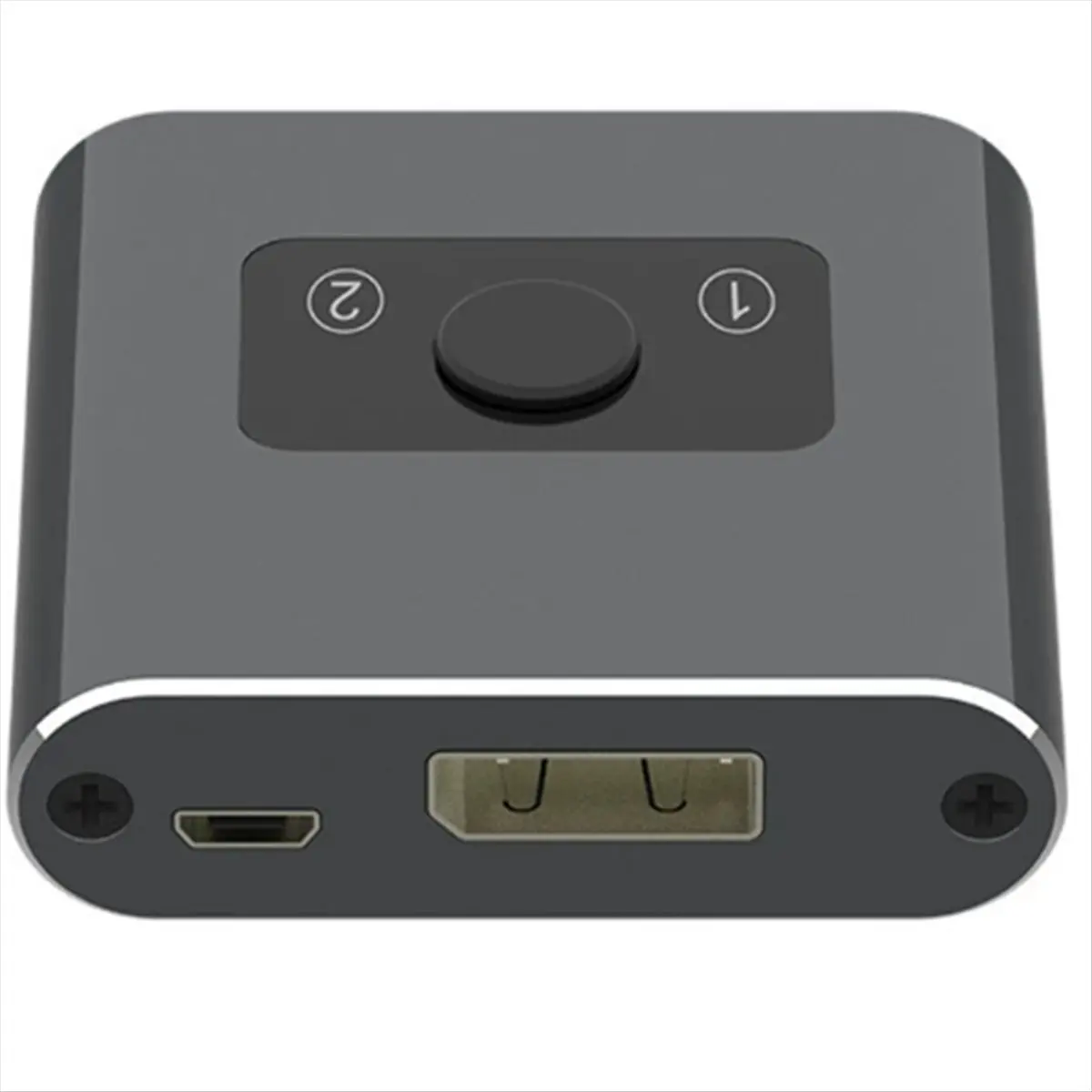 DT524 Mon.-Compatible Splitter/Switch 2 Port Bi- Direction 4K Ultra HD 1 in 2 Out 2 in 1 Out