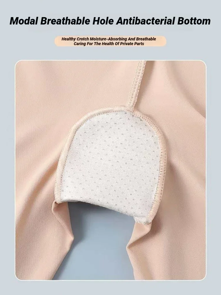 CHUANGERM Nahtlose High-Waist-Shorts für Damen, Bauchkontrolle, Hüftlift, Eisseide, Sicherheitshosen, Sportunterwäsche – Detail 6