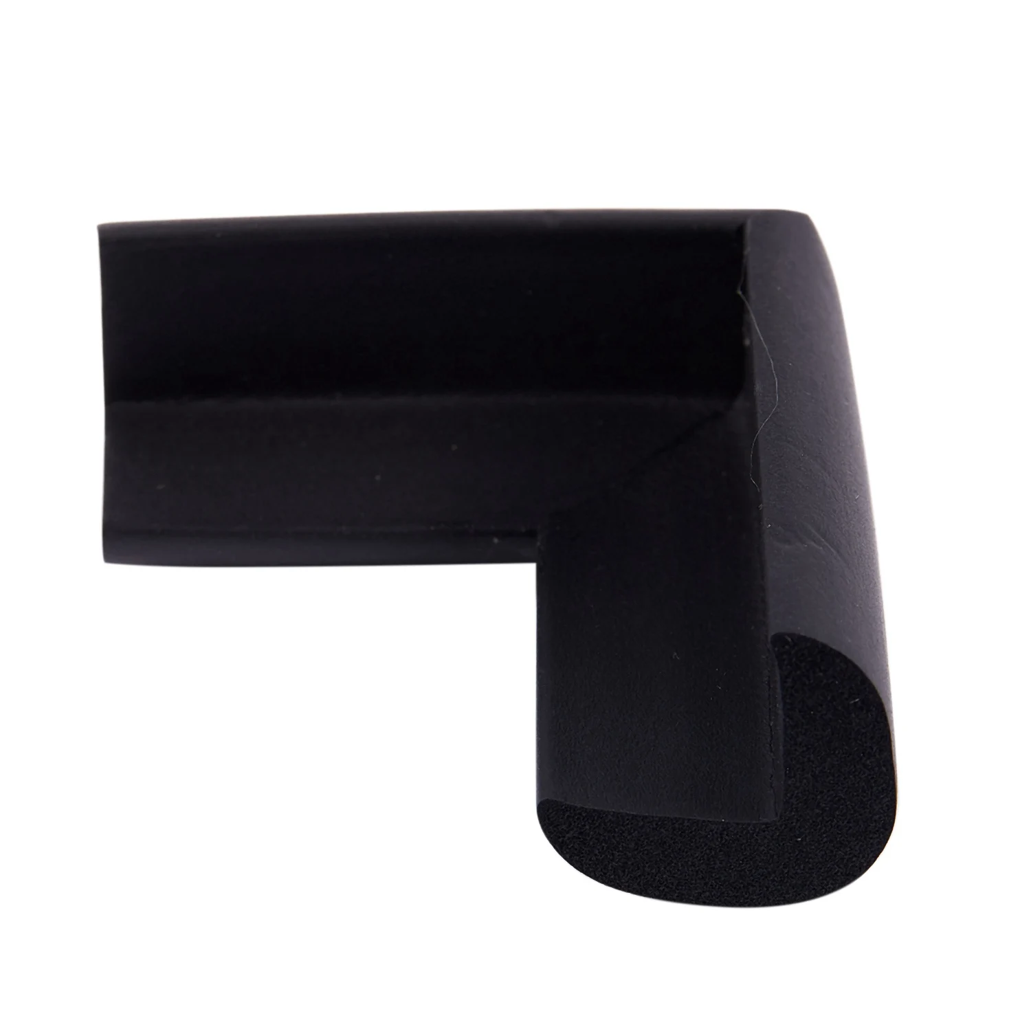 

AINY-4Pcs Child Baby Safety Desk Table Edge Cover Guard Corner Protector Cushion Black & 1X 2M Children Protection Table Guard S