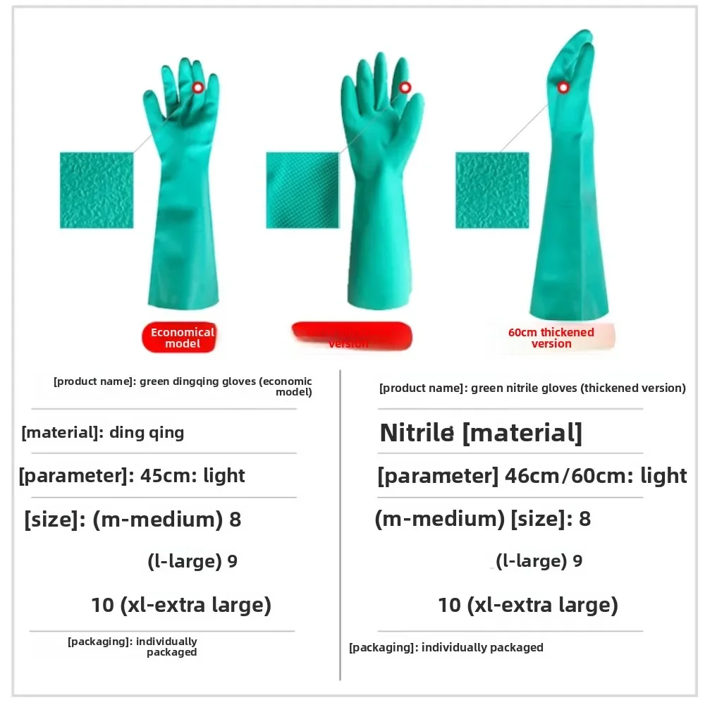 High-Performance Green Nitrile Gloves Specifically Designed for Chemical Laboratories & Food Processing work out gloves luva