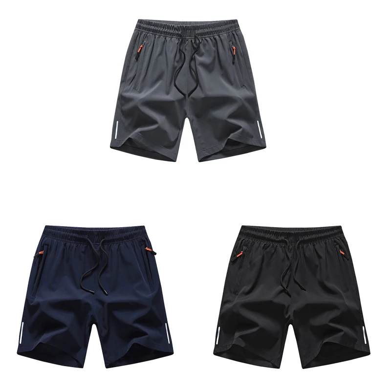 

Спортивные шорты для мужчин, быстросохнущие, для тренировок, бега, фитнеса, джоггинга, летние, дышащие.