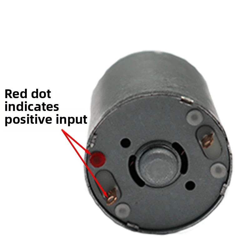RF 370 Miniature DC Motor For 3V 3.7V 6V High Metal Gear Small Engine For Toy Car Boat Model DIY Project Drive Component