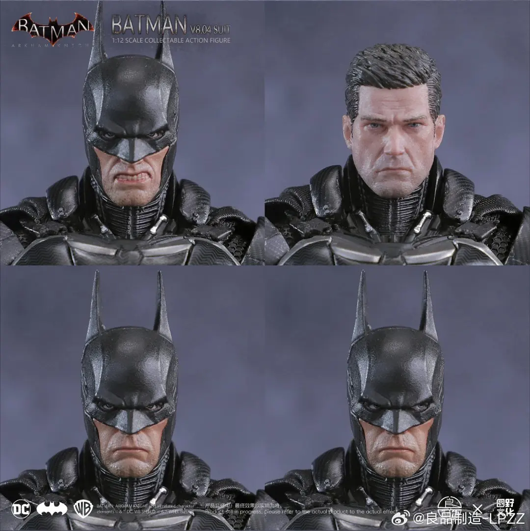 In Stock U-P-Finegures V8.04 Batsuit Batman Arkham Knight DCC Action Figure Model Trendy Toys Desktop Doll Collectibles