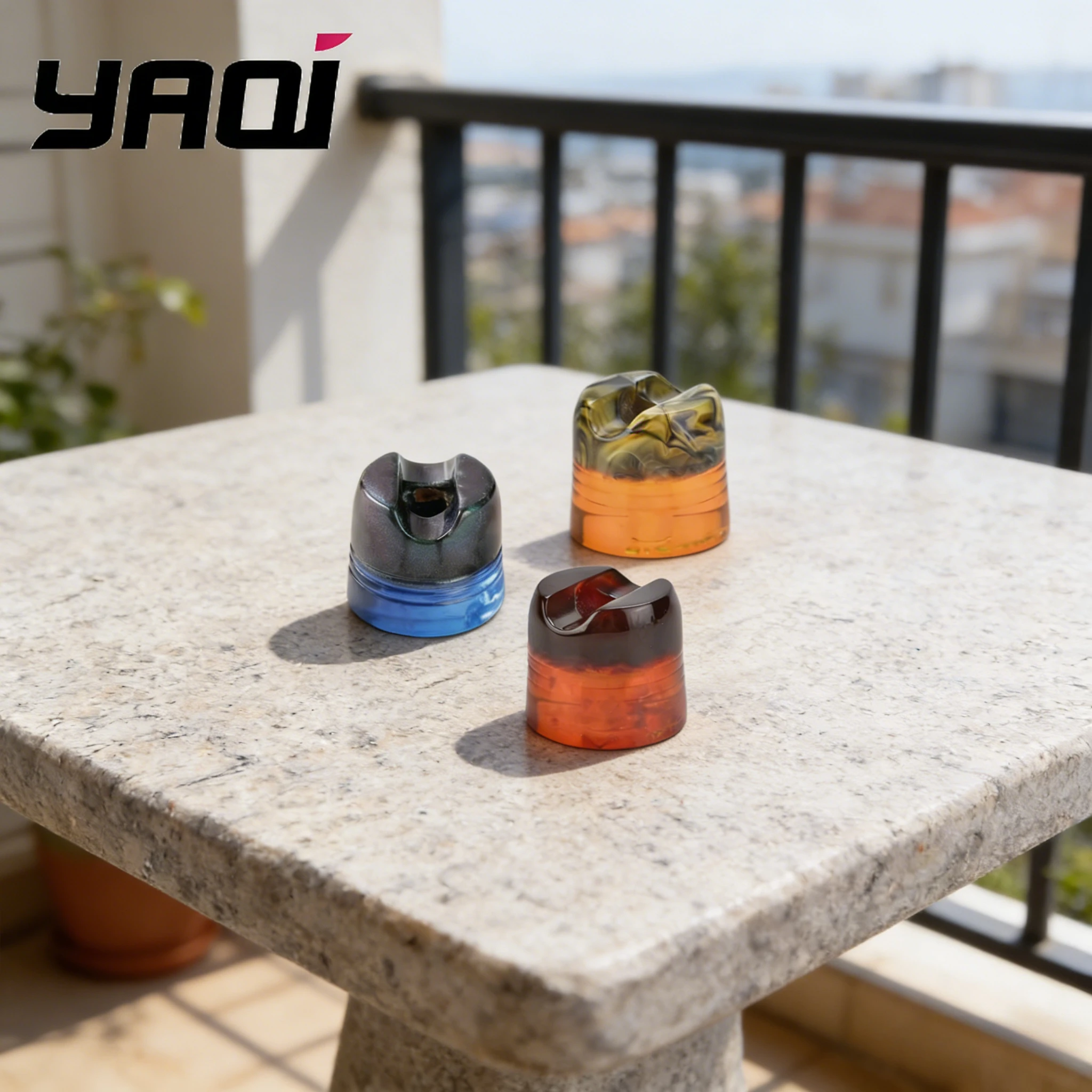 2026 YAQI Resin Men's Shaving Razor Holder Stand - Bathroom Accessories for Razor Storage