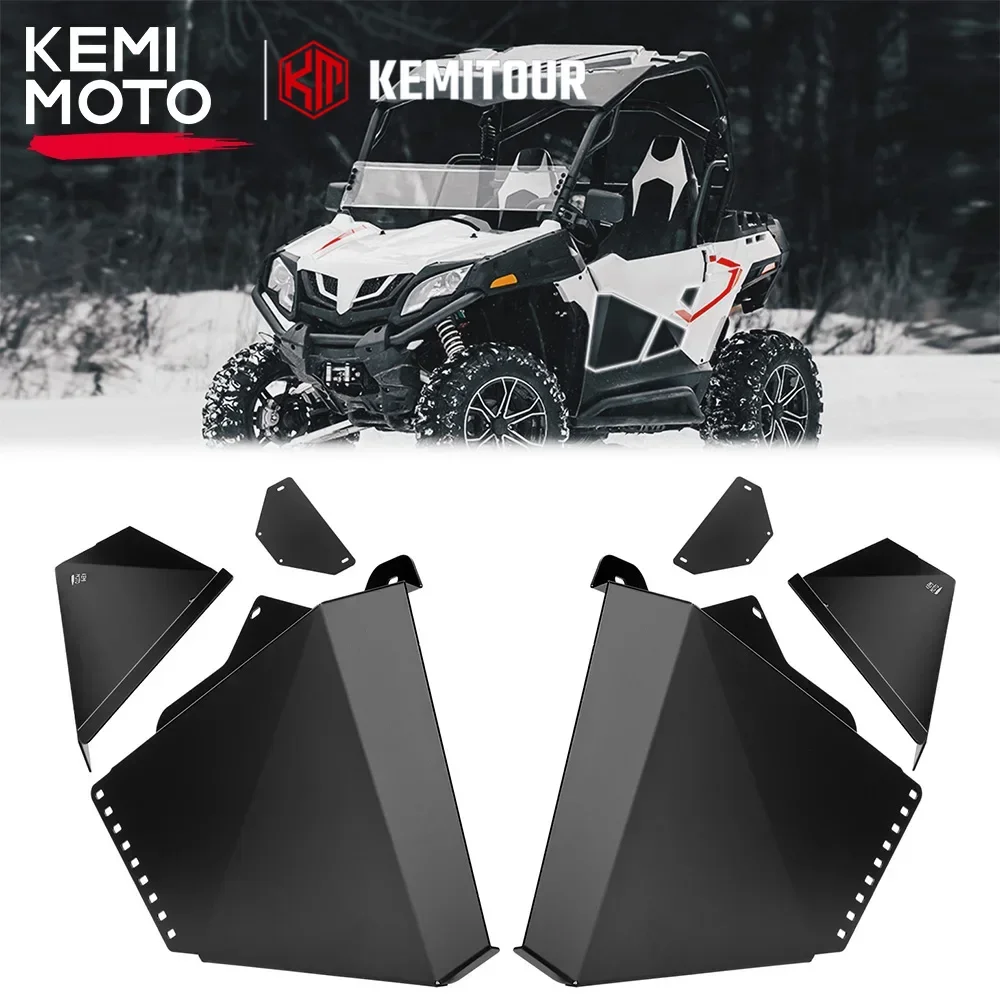 

KEMIMOTO UTV Aluminum Lower Half Door Panels Insert for CF-MOTO ZForce 1000 2018-2019 ZForce 500 ZForce 800 Trail EX 2014-2023