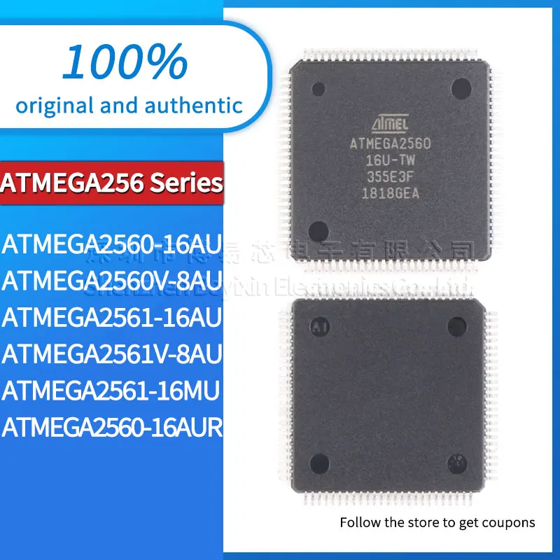 

ATMEGA2560 ATMEGA2560V ATMEGA2561V ATMEGA2561-16MU 16AU 16AUR 8AU original genuine