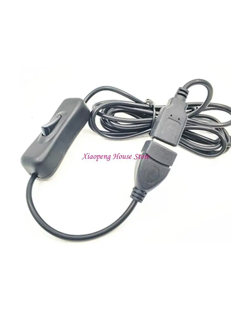 

USB2.0 Extension Cable Cord Support 480Mbps Data Transfer with Power Switches 77JC