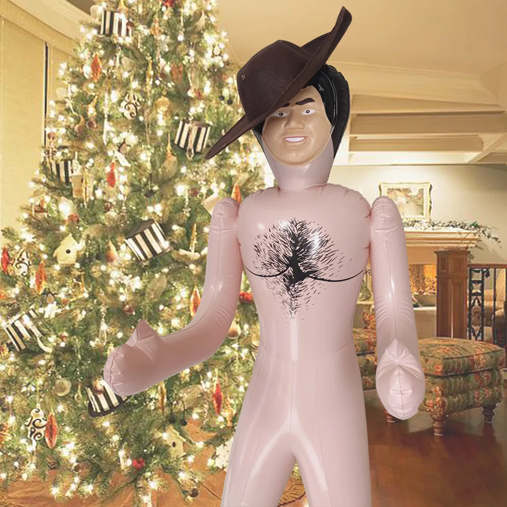 150 سنتيمتر لا اللحية نفخ دمية الذكور العازبة حفلة عيد ميلاد الدجاج ليلة هدية هالوين عيد الميلاد الديكور فقط دمية لا الملابس #2