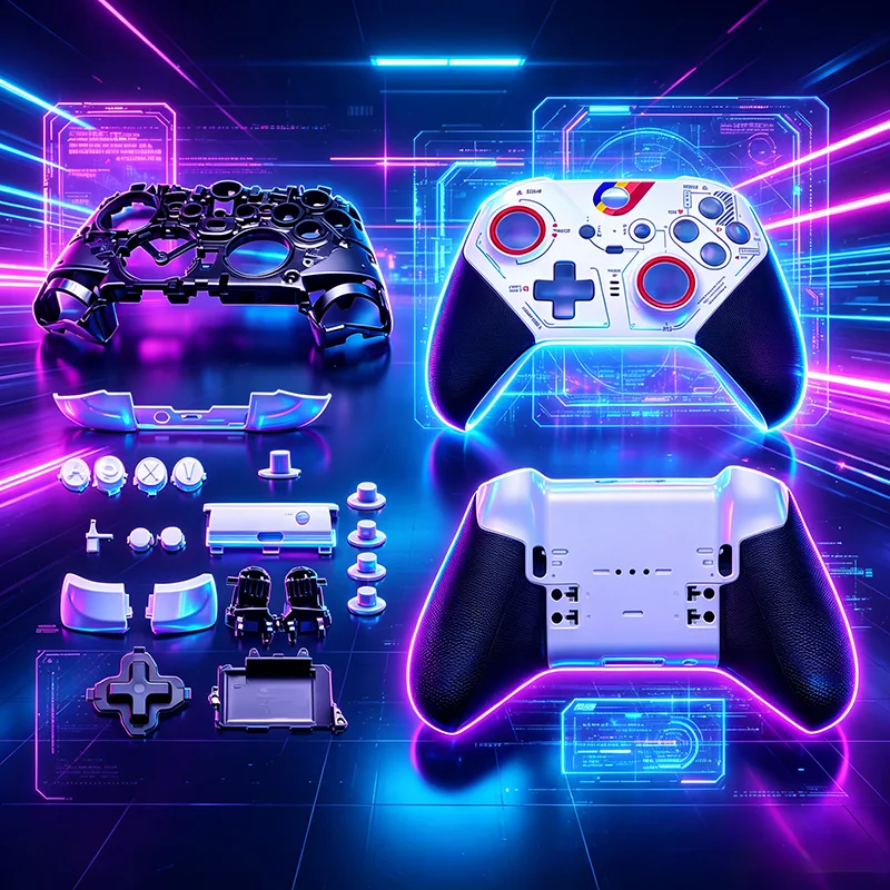 

Shell for Xbox Elite Series 2 Controller Full Set Faceplates Buttons Bumper Button Grips Thumbsticks Gaming Accessories