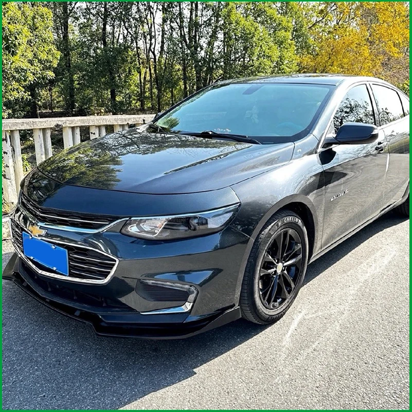 For Chevrolet Malibu 2016-2017 Front Bumper Lip Diffuser Protector Plate Cover Trim Strips Car Styling Auto Accessories