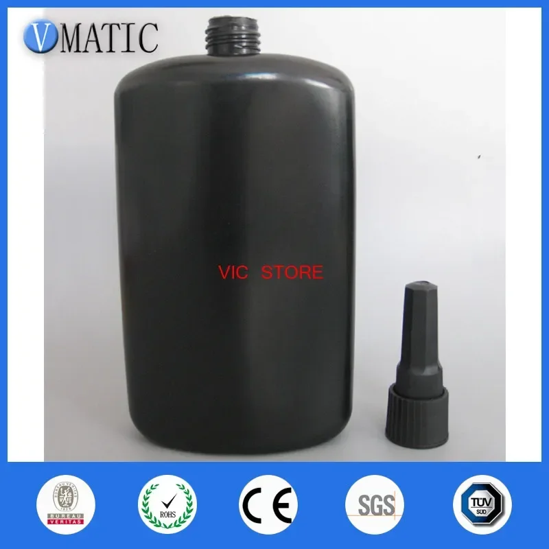 Free Shipping 250cc/ml UV Glue Bottle/ Anaerobic Adhesive Bottle/ Black Soft Glue Bottle (Without Including The Glue)