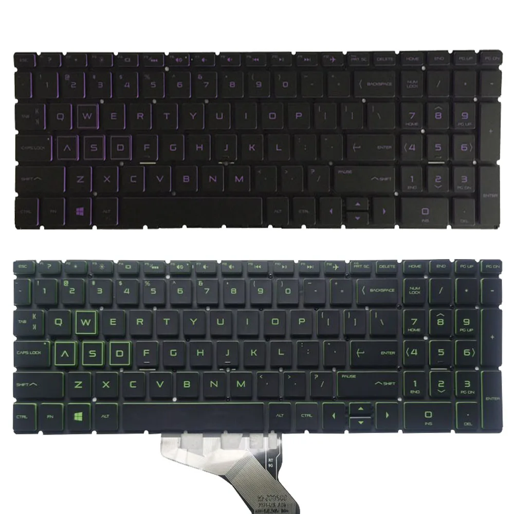 New For HP Pavilion 15-CX TPN-C133 15-DK 15T-DK TPN-C141 15-EC TPN-Q229 17-CD TPN-C142 16-A Laptop US Keyboard With Backlit