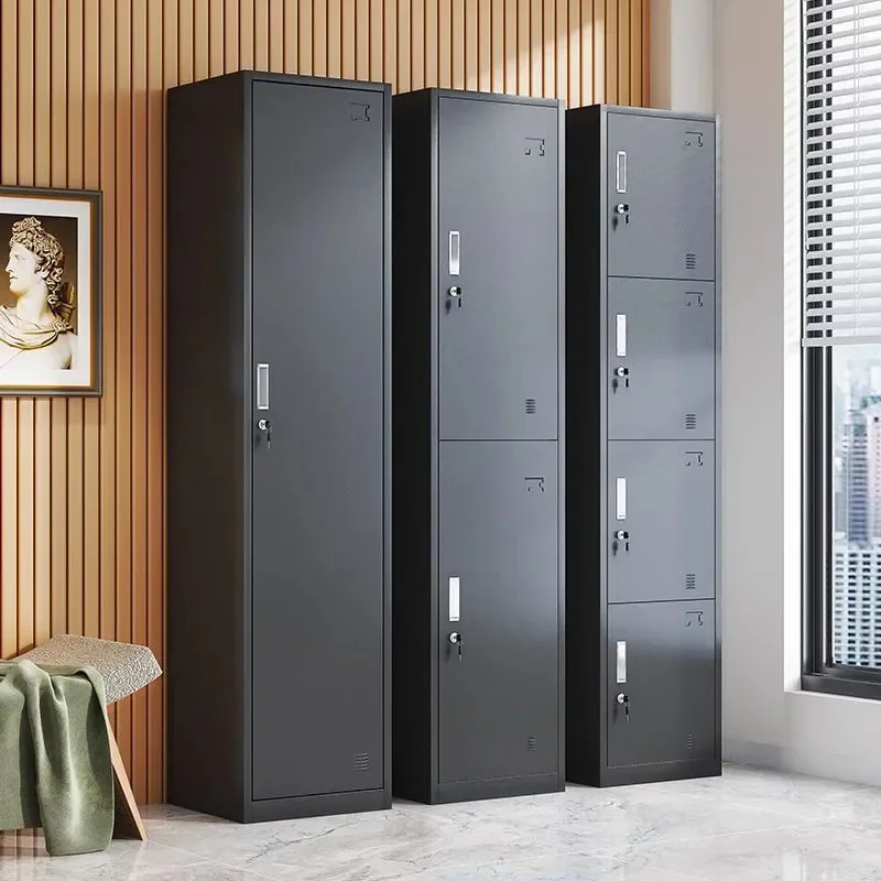 Single door locker tin cabinet dormitory staff locker steel cabinet locker simple single office wardrobe