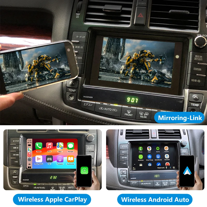 Crown Hybrid GWS204 OEM Head Units Wireless Apple CarPlay