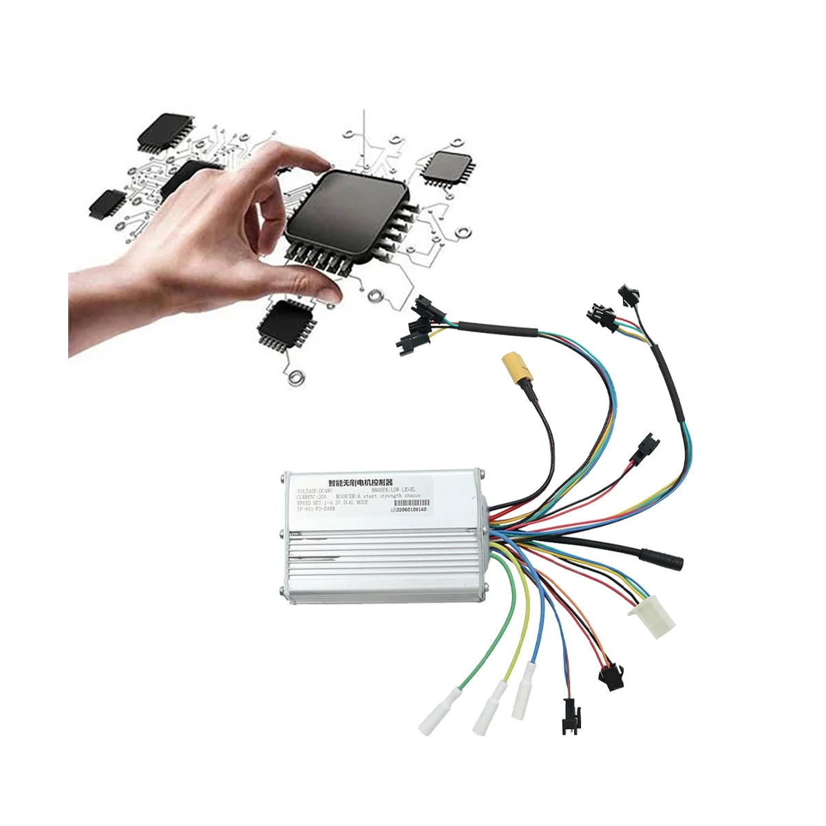 

TF-901 Controller DC48V 20A Intelligent Brushless Controller for Electric Scooter E-Bike Universal-ABWY