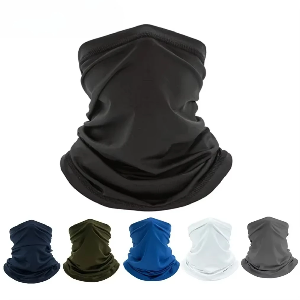 Image of Outdoor Bandana Mann Nahtlose Sturmhaube Buffs Halswärmer Radfahren Motorrad Schal Winddicht Sonnenschutz Angeln Gesichtsmaske