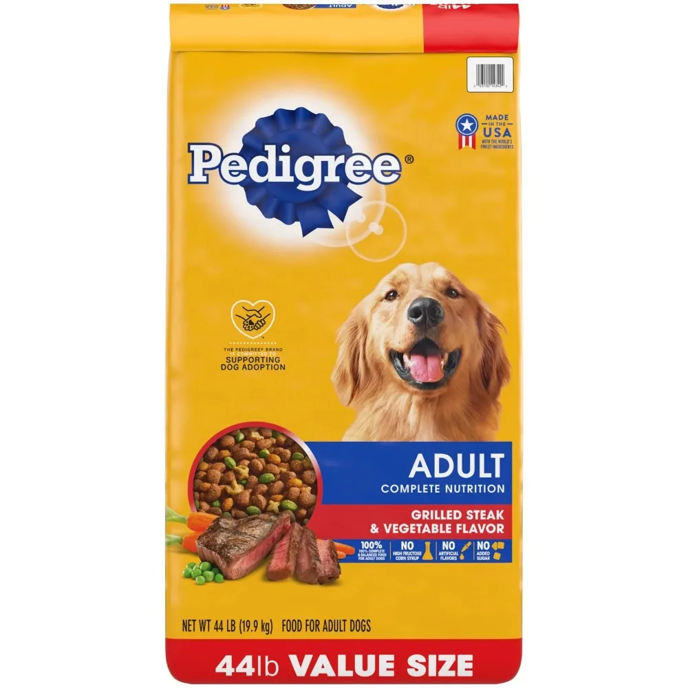 

Complete Nutrition Grilled Steak & Vegetable Dry Dog Food for Adult Dog, 44 lb Bag