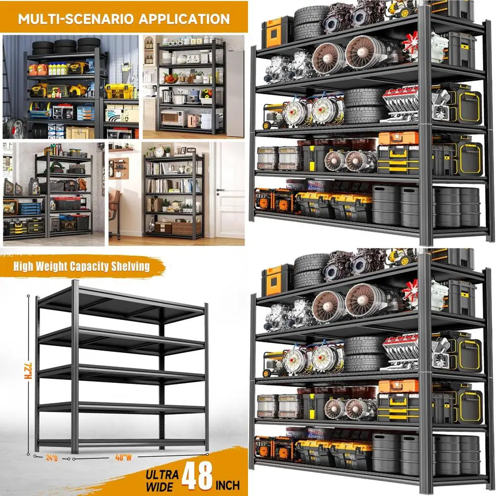5-Tier 48 Wide Heav…
