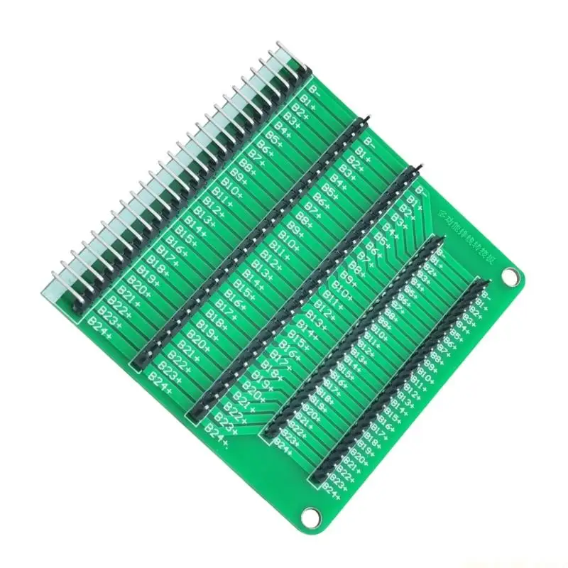 Ribbon Cable Expansion Board For Battery Pack Test Adapter 25 Pin 2.0 To 2.54mm Supporting 1 To 24 Series