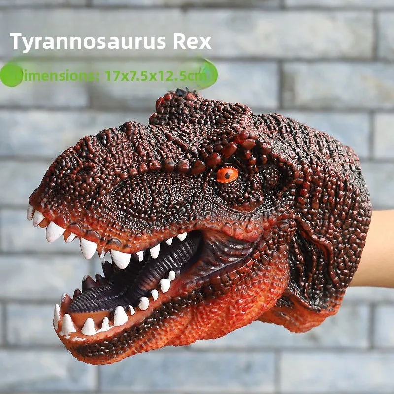 Dinoworld Dinosaur Hand Puppet Dinosaur Hand Puppet Soft Rubber Realistic Animal Toy For Kids Role Play Party Gift For Boys Girl