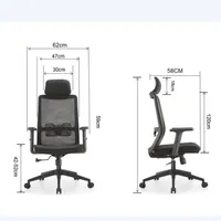 Office Chair High Back Adjustable Ergonomic Design 3D Handrail Lumbar Support Executive Chair Silla Gamer Oferta Office Furnitur