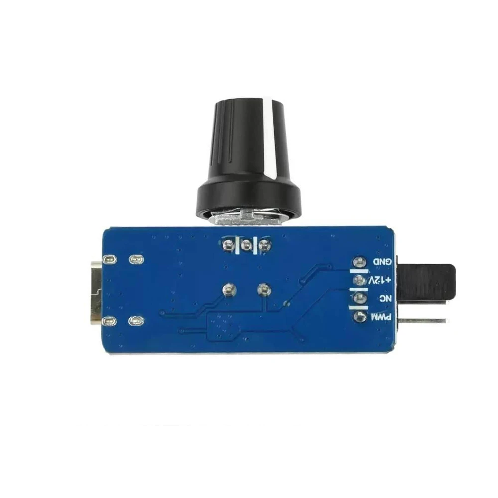 PWM Fan Speed Controller 5V Type-C Power 0.7A 8W 0-100% Stepless Speed Regulation for 4-Pin B3 Small Fan DIY Water Cooling PC