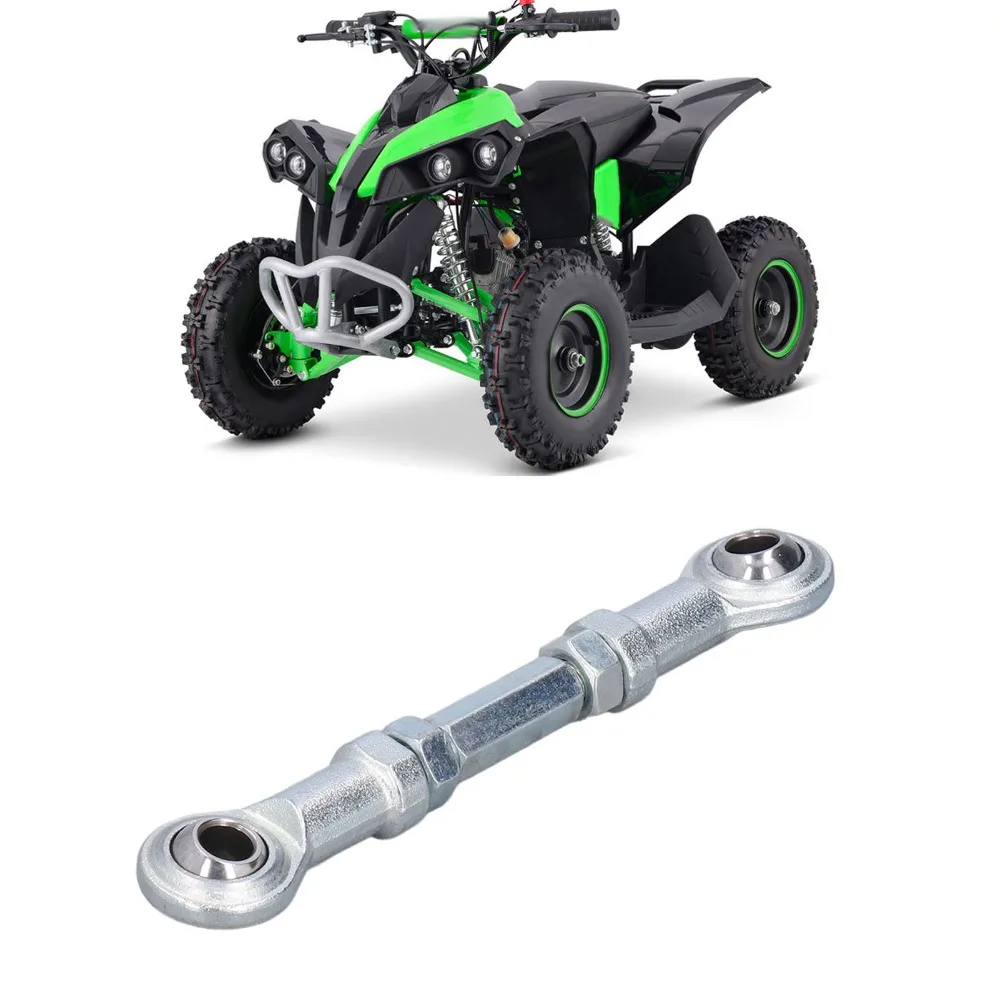 2pcs Adjustable Length Steering Tie Rod M8 Hole Diameter 80mm Length Ball Joint Linkage ATV Steering Components
