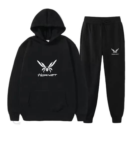 

2025 Hooded Sweatpants for Both Men and Women, A Casual, Comfortable and Fashionable Wasp Print Sweatshirt