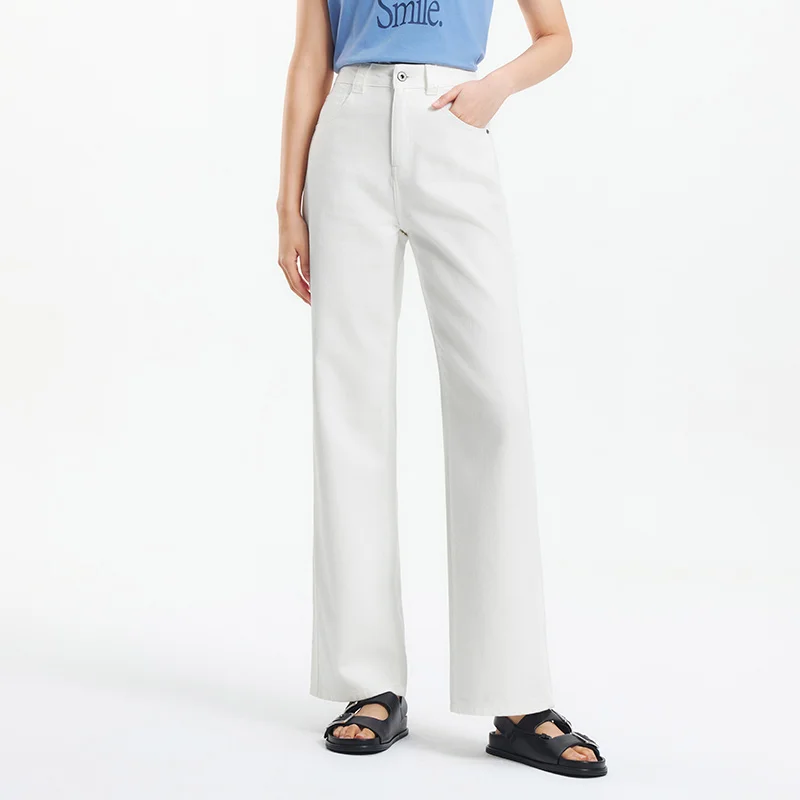 Semir Jeans Women Cool Feeling Wide Leg 2025 New Summer Leg-Lengthening Floor-Length Pants Trendy for Fashionable Style - Image 5