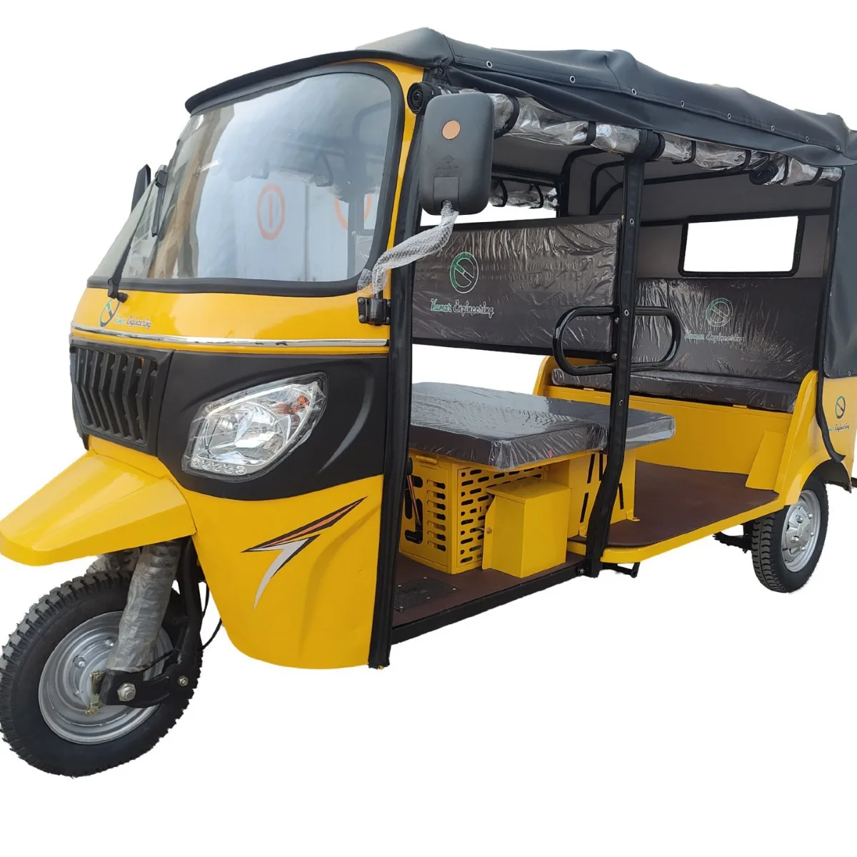 جولة لمشاهدة معالم المدينة توك توك جولة سيارة 72 فولت 52AH دراجة ثلاثية العجلات 2000 واط محرك دراجة ثلاثية العجلات الكهربائية #4