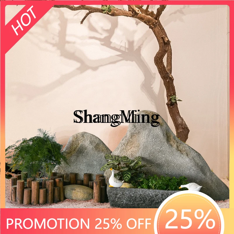 CL town story ornament fountain outdoor garden decoration rockery landscaping combination