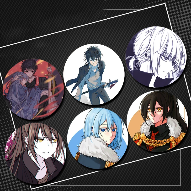 Alfileres de botón de la Torre de Dios de Anime de 58mm, insignia de dibujos animados, broches creativos redondos DIY para mochila, accesorios de joyería, regalos bonitos para seguidores