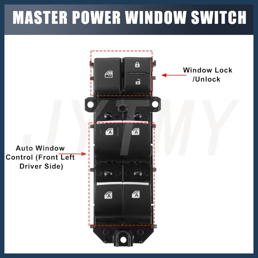 LHD Electric Power Master Window Switch For Toyota RAV4 2019 2020 2021 Front Left Lifter Control Button Car Accessories