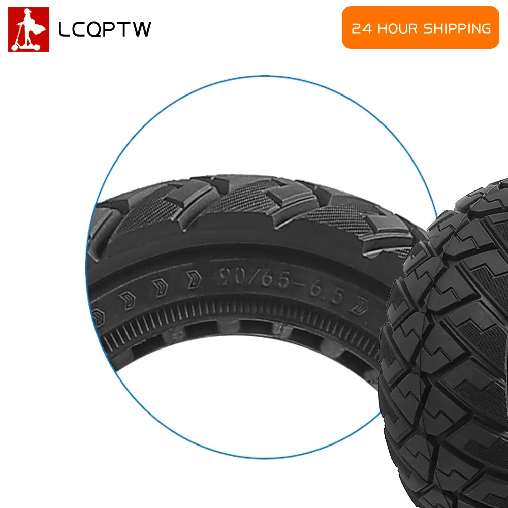 For Dualtron For Kaabo For Speedual Scooter 90/65-6.5 Off-road Solid Tire All Terrain Thickened Wear-resistant Tubeless Tire