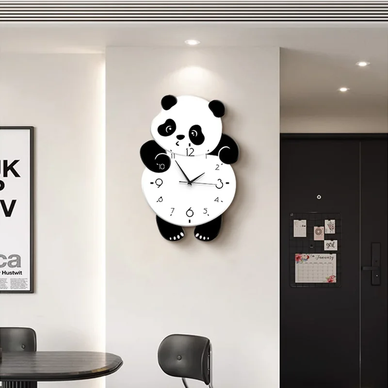 

Chinese Style Wall Clock Battery Operated Modern Creative Wall Clock Pendulum Electronic Reloj Pared Digital Home Decoration