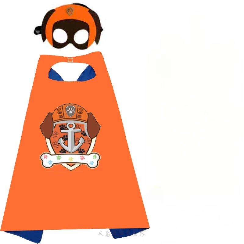 PAW Patrol Chase masque de mascarade Cape Cape Anime garçon fille Cosplay Cape figurine d'action habiller Costumes fournitures de fête cadeaux