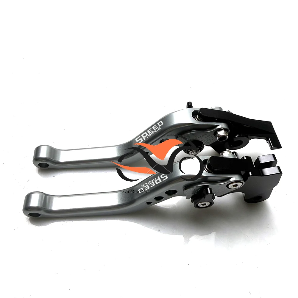 For Triumph Speed Triple 1050 Speed Triple1050 Motorcycle Short Brake Clutch Lever Aluminum CNC Adjustable Motorbike Brake Lever