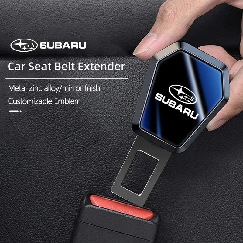 Enchufe de extensión de cinturón de seguridad de coche, accesorios de correa de seguridad para Subaru Impreza Legacy WRX STI BRZ Forester XV Outback Crosstrek Ascent
